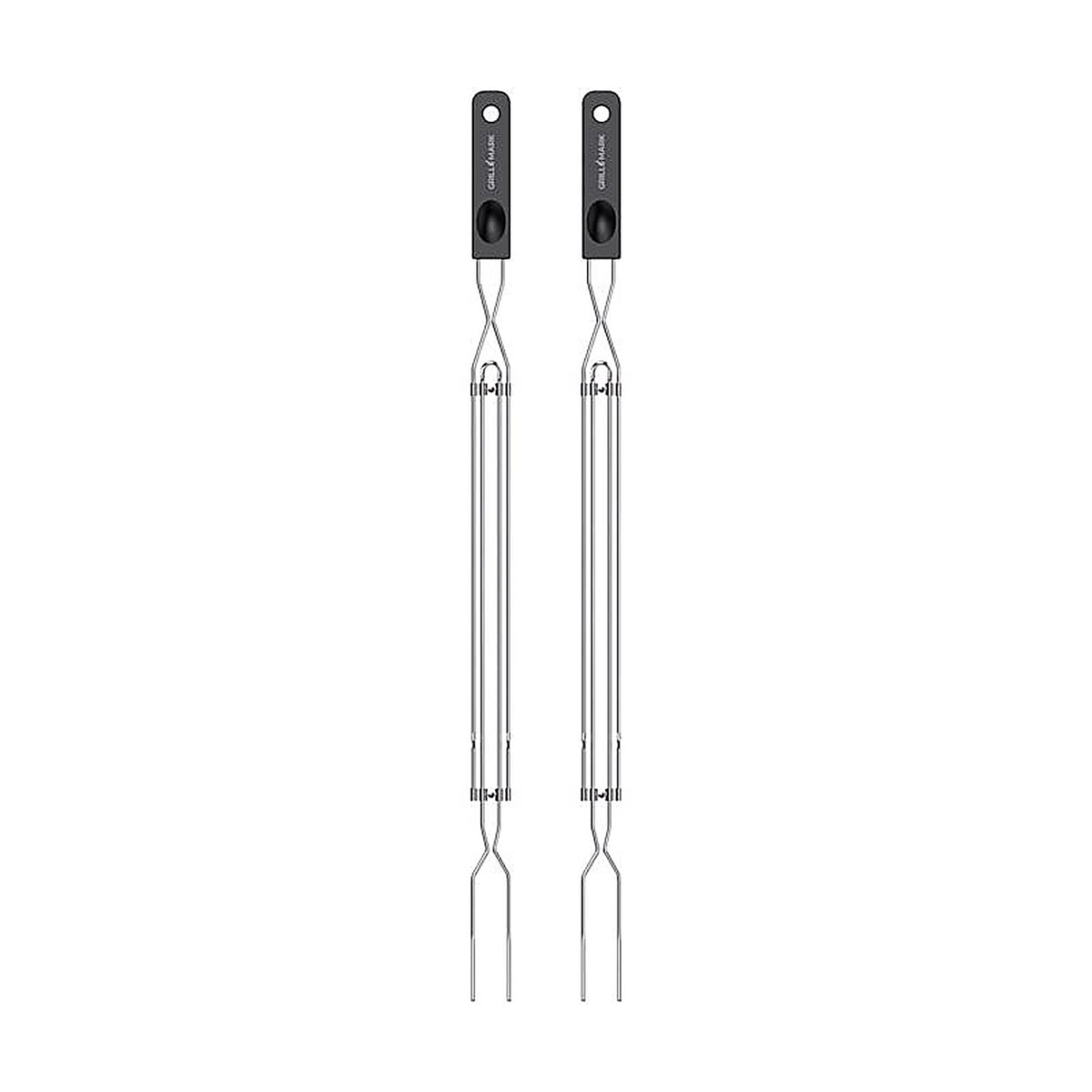 Grill Mark - 40213ACE - Silver Extension Fork with Glow 2 Pack