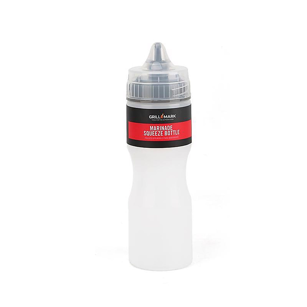 Grill Mark - 40323ACE - White/Black Plastic Condiment Bottle 1 Pack