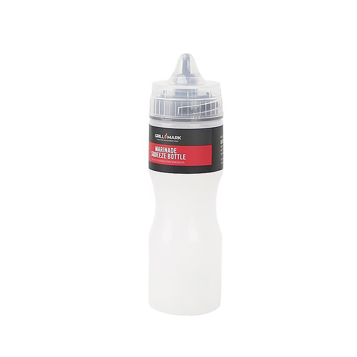 Grill Mark - 40323ACE - White/Black Plastic Condiment Bottle 1 Pack
