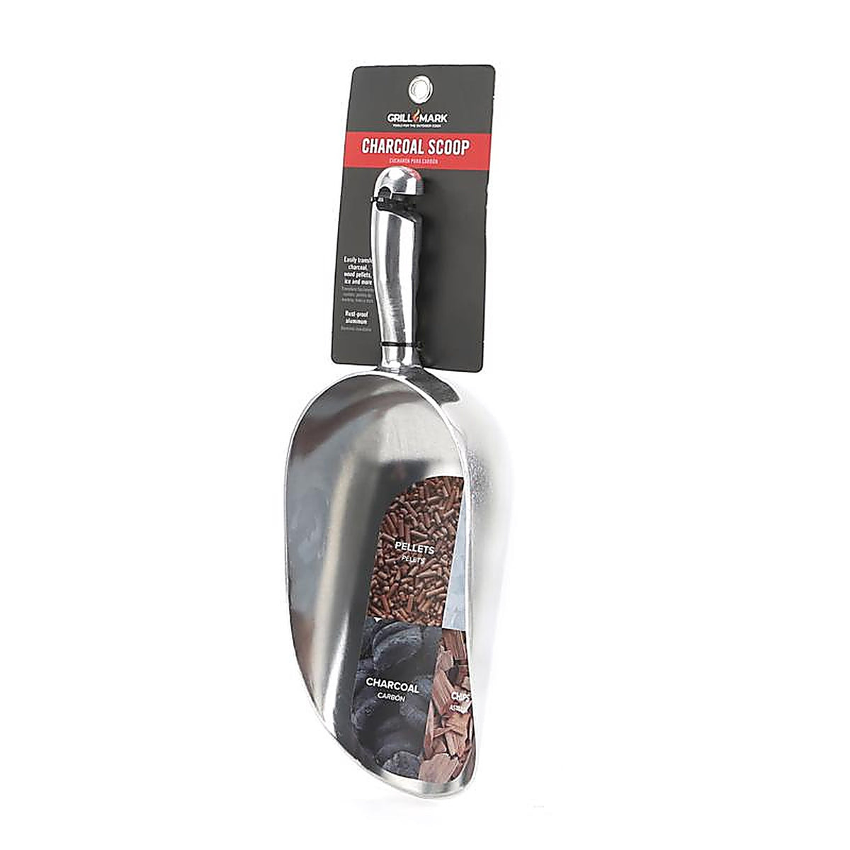 Grill Mark - 40404ACE - Aluminum Silver Charcoal/Pellet Scoop 1 Pack