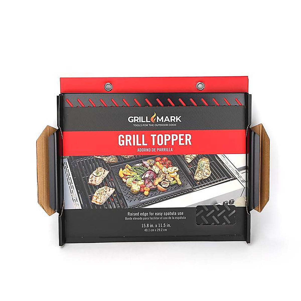 Grill Mark - 00123ACE - Steel Grill Topper 16 In. L X 12 In. W 1 Pack