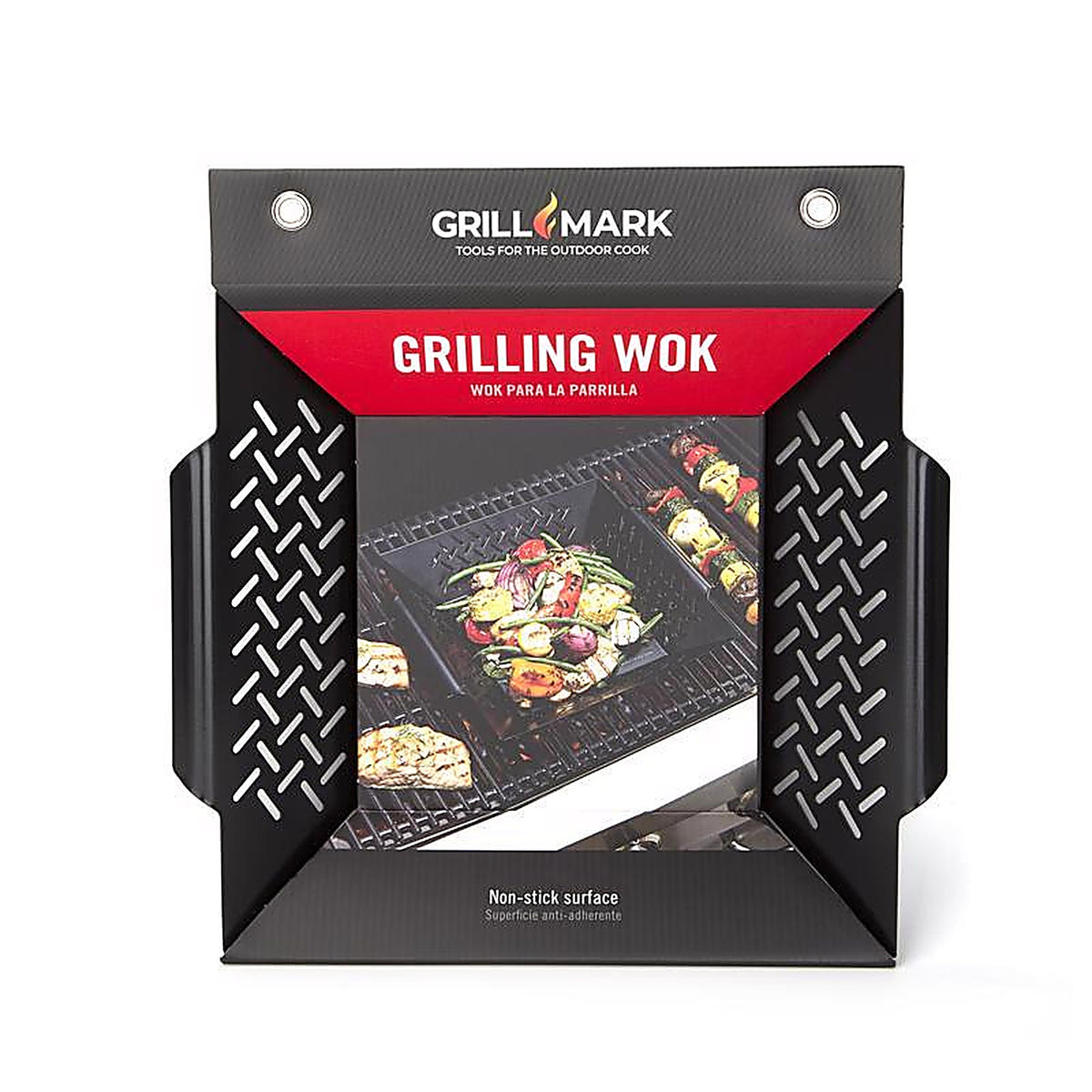 Grill Mark - 00124ACE - Steel Wok Topper 12 In. L X 12 In. W 1 Pack