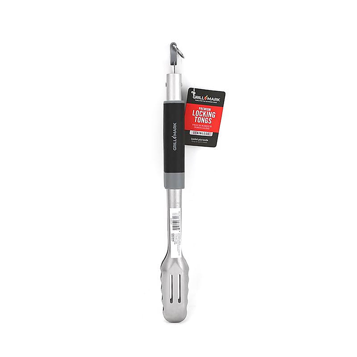 Grill Mark - 20172ACE - Stainless Steel Black/Silver Grill Tongs 1 Pack