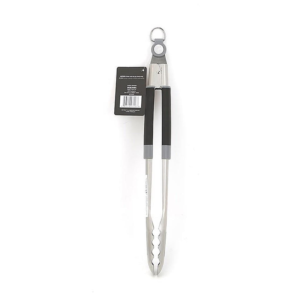 Grill Mark - 20172ACE - Stainless Steel Black/Silver Grill Tongs 1 Pack