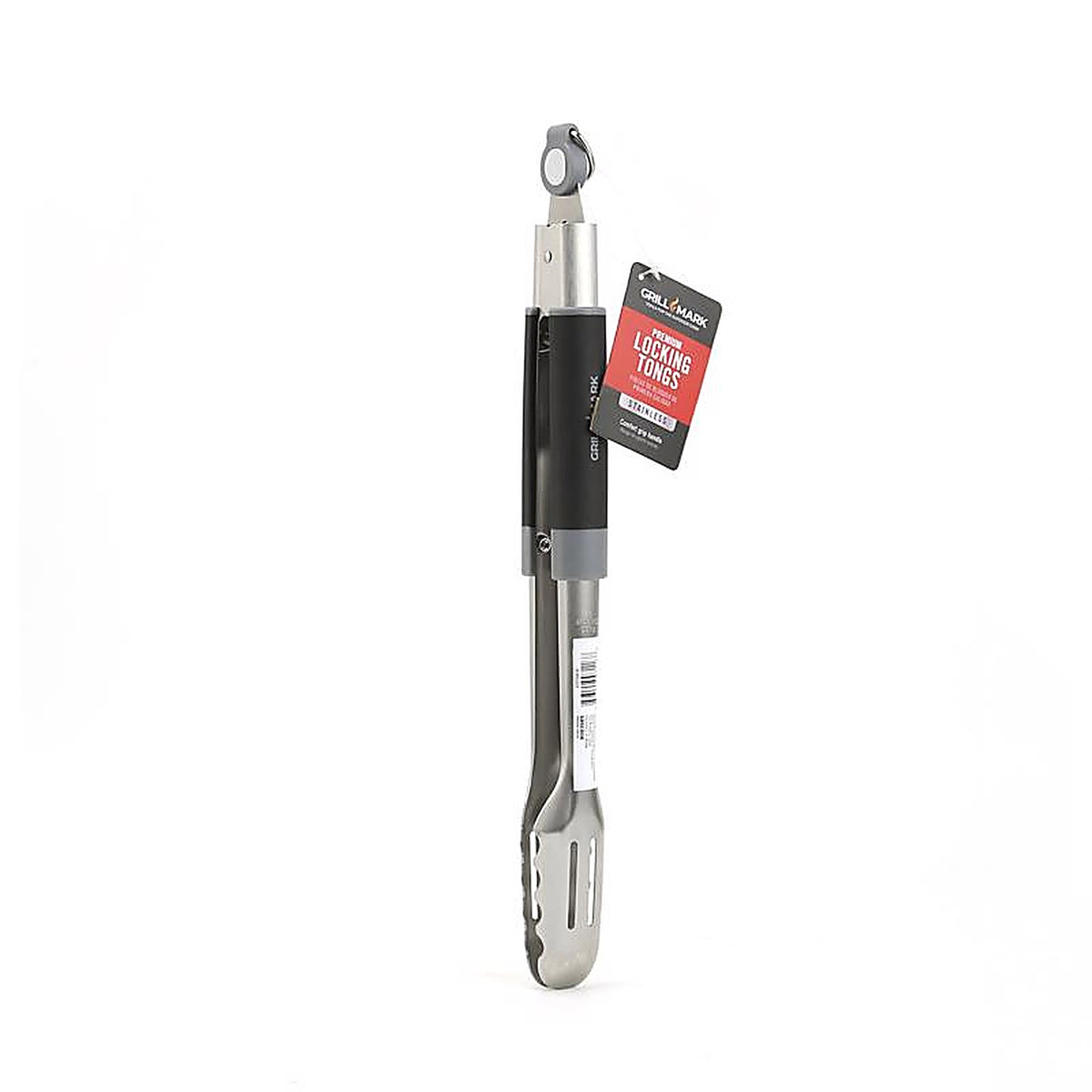Grill Mark - 20172ACE - Stainless Steel Black/Silver Grill Tongs 1 Pack