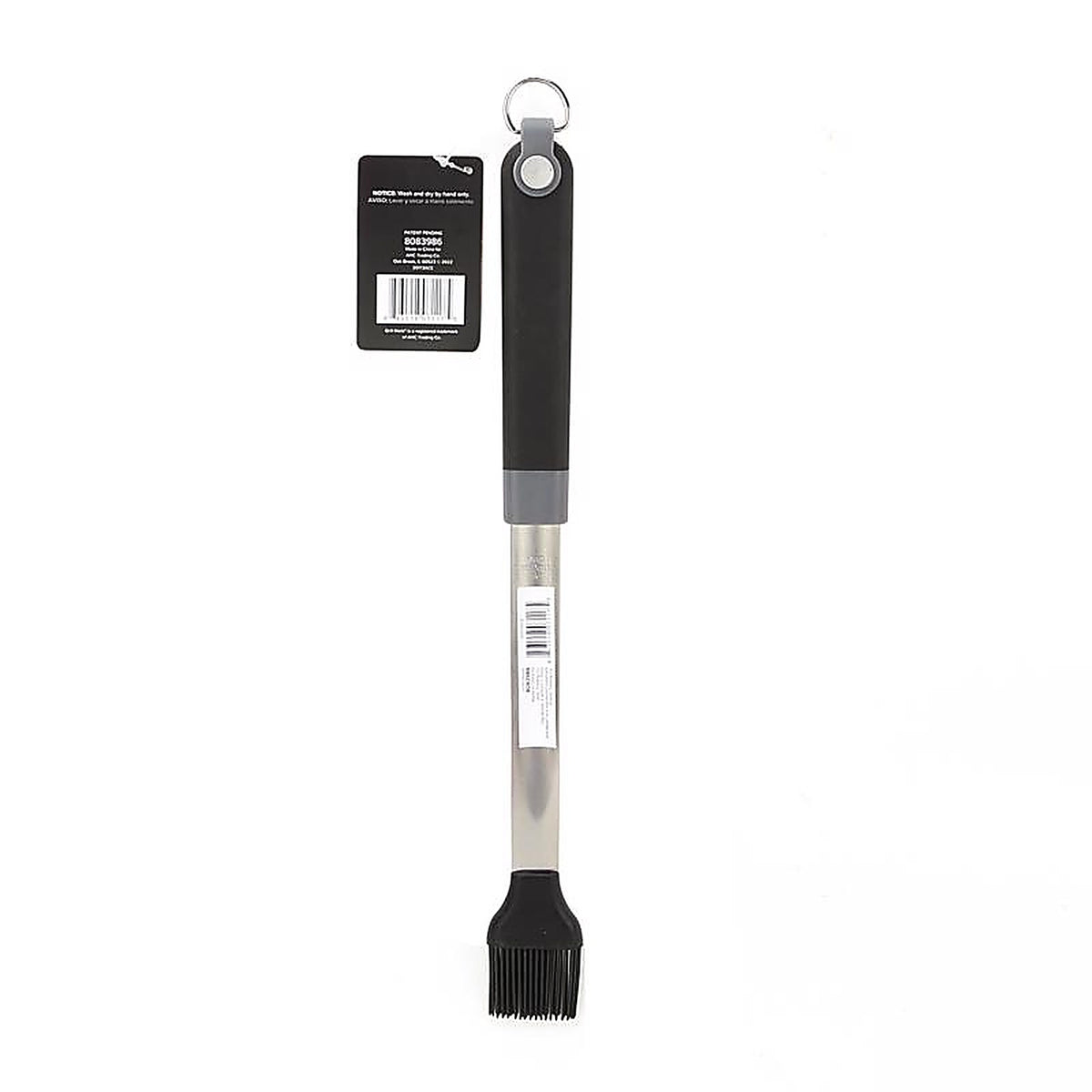 Grill Mark - 20173ACE - Silicone/Steel Black/Silver Grill Basting Brush 1 Pack