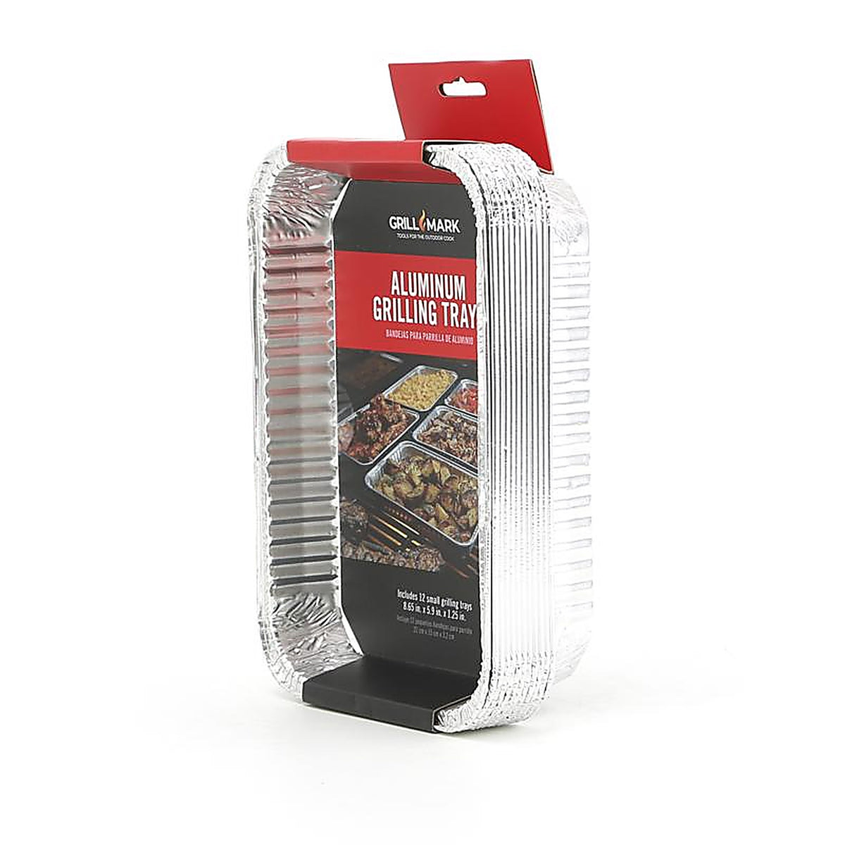 Grill Mark - 606601 - Aluminum Grilling Pan 8.5 In. L X 6 In. W 12 Pack