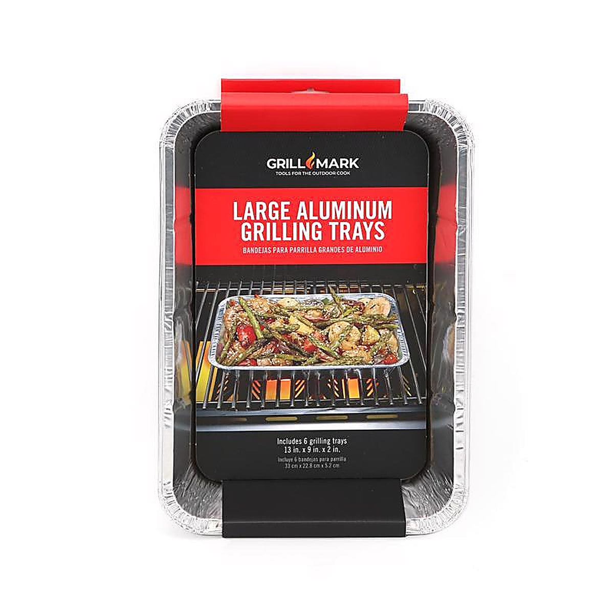 Grill Mark - 606602 - Aluminum Grilling Pan 6 Pack