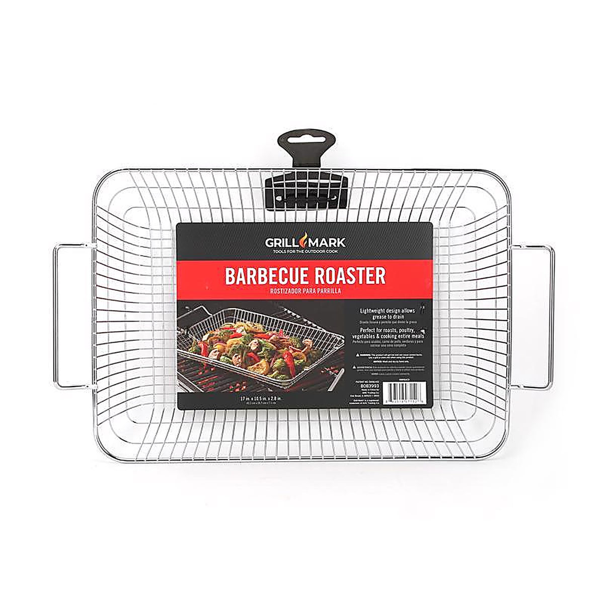 Grill Mark - 06816ACE - Steel Roasting Basket 16.7 In. L X 10.5 In. W 1 Pack