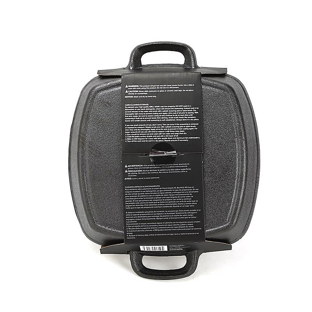Grill Mark - 08108ACE - Cast Iron Deep Dish Pan 12.8 In. L X 10.3 In. W 1 Pack