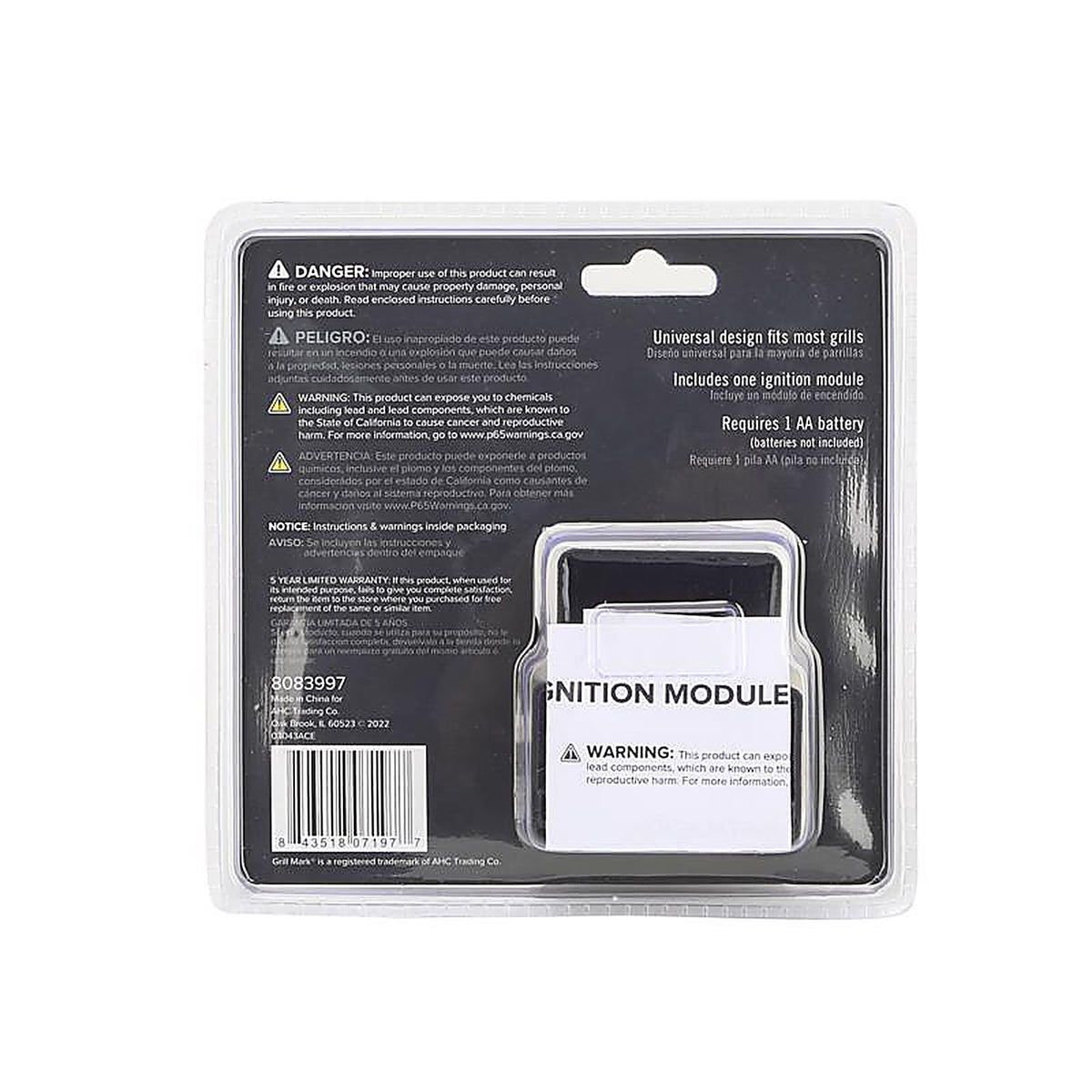 Grill Mark - 03043ACE - Steel Electric Ignition Kit for Universal