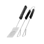 Grill Mark - 02859ACE - Stainless Steel Black/Silver Grill Turner/Tong 2 Pack