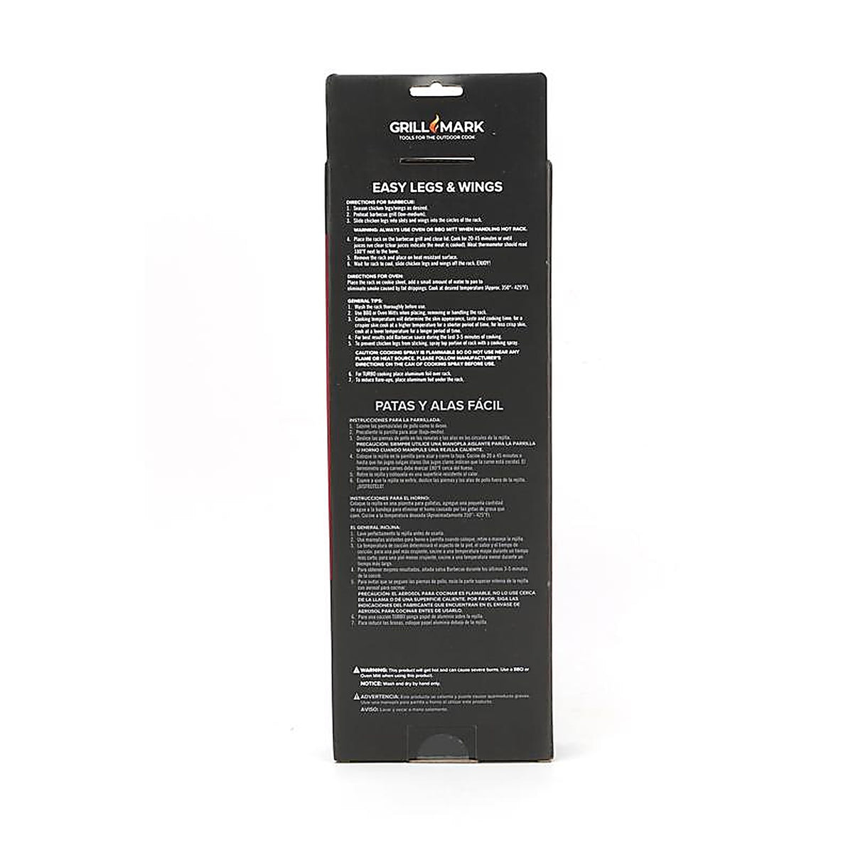 Grill Mark - 06120ACE - Ez Stainless Steel Chicken Leg/Wing Hanger 13.75 In. L X 5 In. W 1 Pack