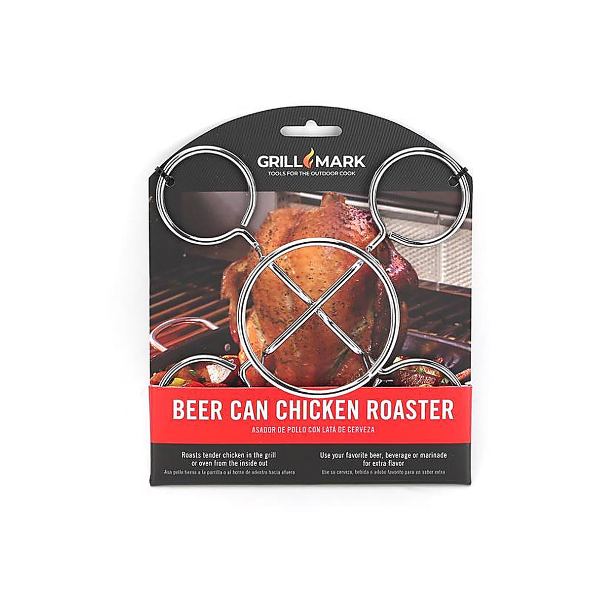 Grill Mark - 06126ACE - Steel Beer Can Poultry Roaster 6 In. L X 6 In. W 1 Pack