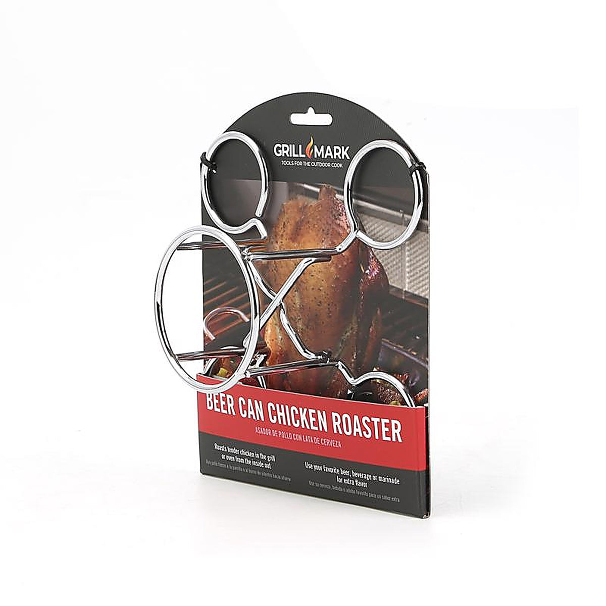 Grill Mark - 06126ACE - Steel Beer Can Poultry Roaster 6 In. L X 6 In. W 1 Pack