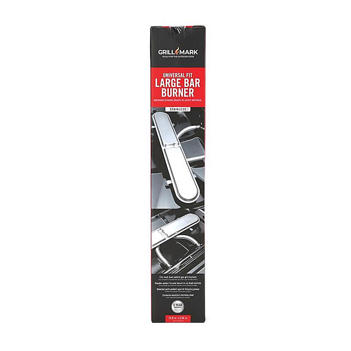 Grill Mark - 03036ACE - Stainless Steel Grill Burner 19.8 In. L for Universal