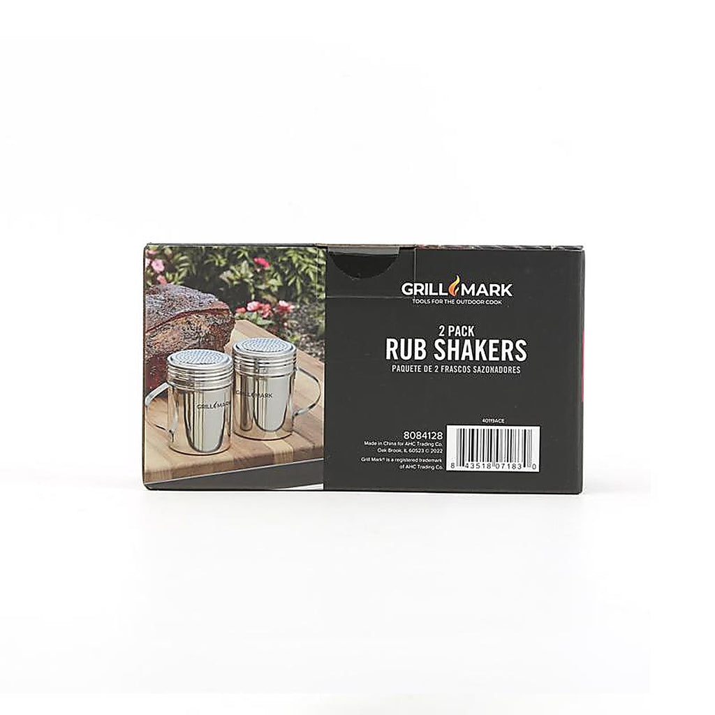 Grill Mark - 40119ACE - Silver Stainless Steel Rub Shaker