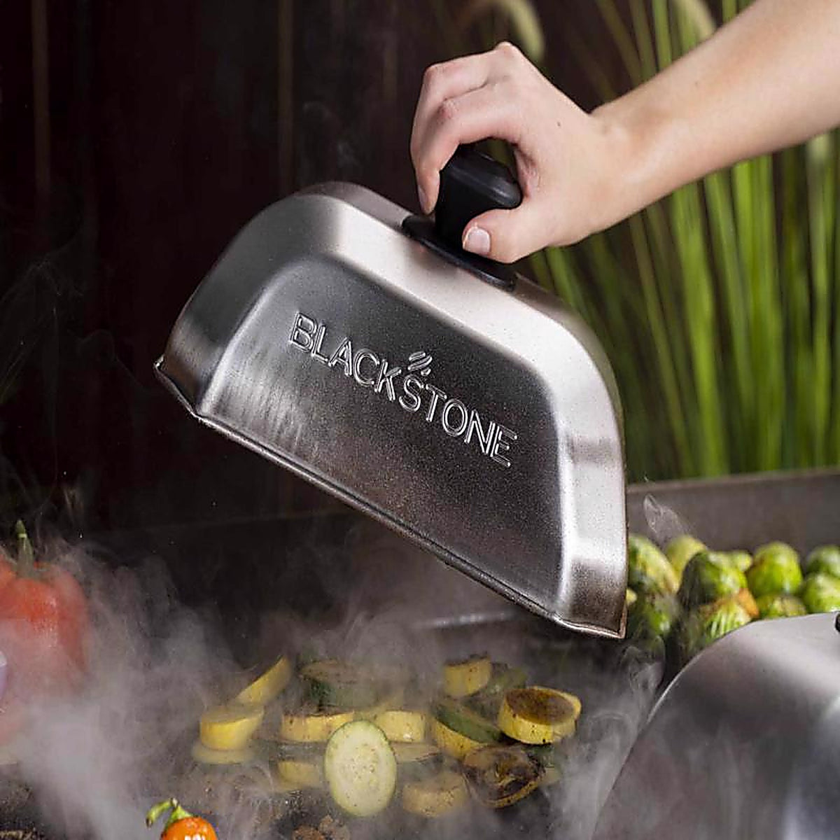 Blackstone 5207 Stainless Steel Griddle Basting Cover 10 in. L X 10 in. W 2 pk