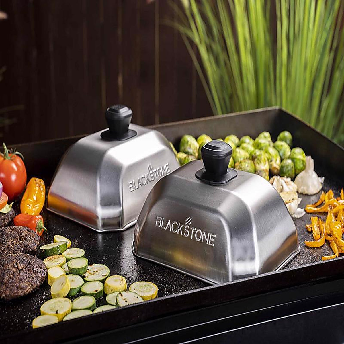 Blackstone 5207 Stainless Steel Griddle Basting Cover 10 in. L X 10 in. W 2 pk