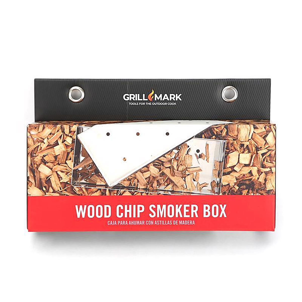 Mr. Bar-B-Q - 02109ACE - Wood Chips Traditional Smoker Package/Kit Silver