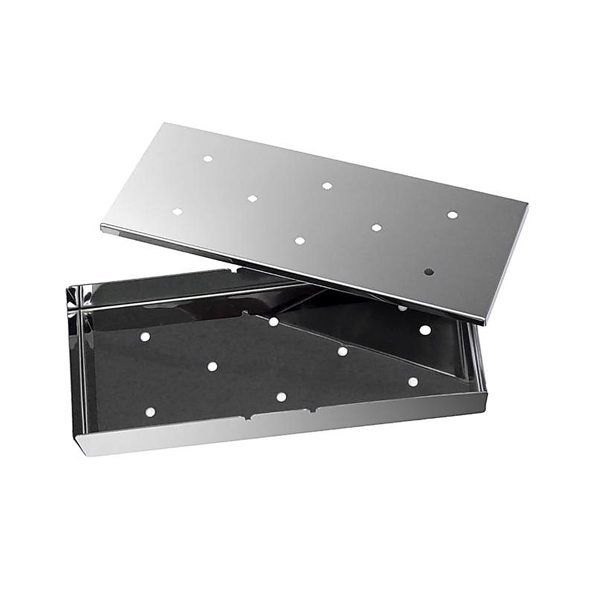 Mr. Bar-B-Q - 02109ACE - Wood Chips Traditional Smoker Package/Kit Silver