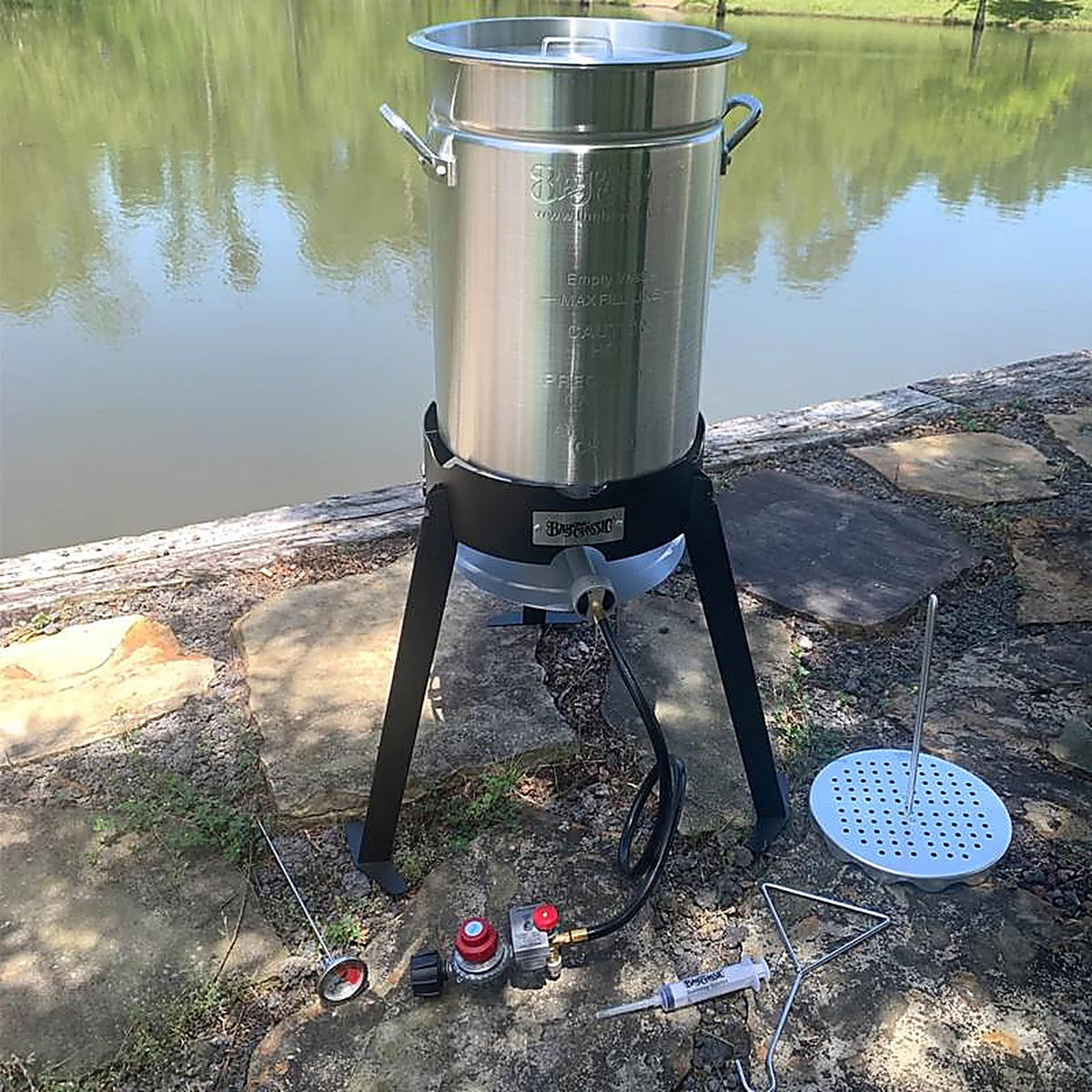 Bayou Classic 200-490 Aluminum Turkey Fryer Kit 30 qt 1 pk