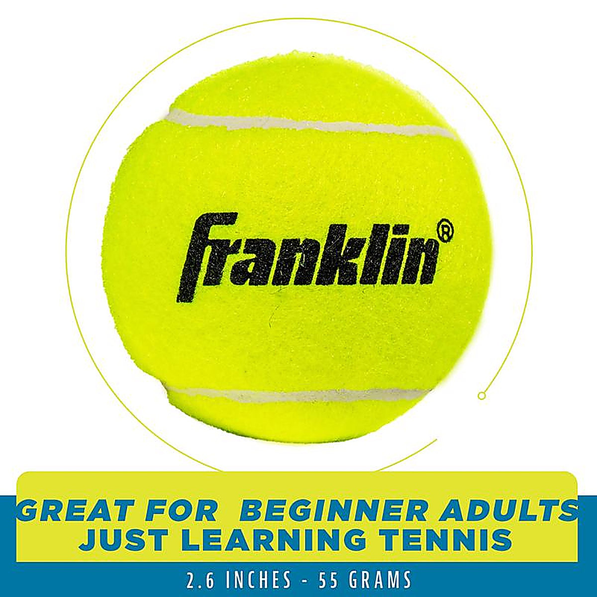 Franklin 53969 Tennis Balls 3/pack