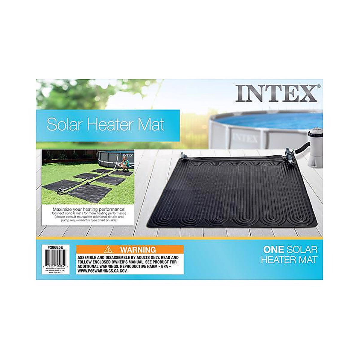 Intex - 28685E - Solar Pool Heater Kit 47 In. H X 47 In. W