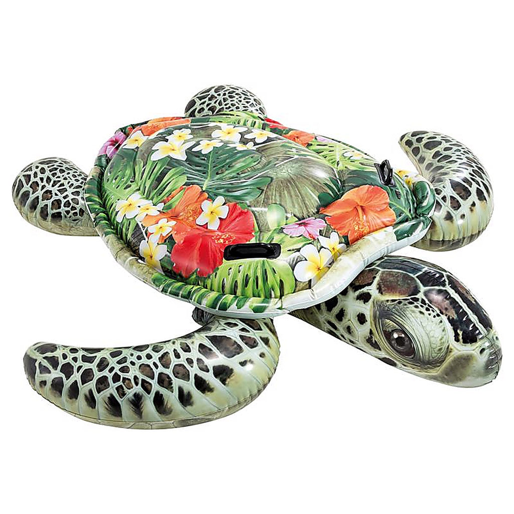 Intex - 57555EP - Multicolored Vinyl Inflatable Sea Turtle Ride-On Pool Float