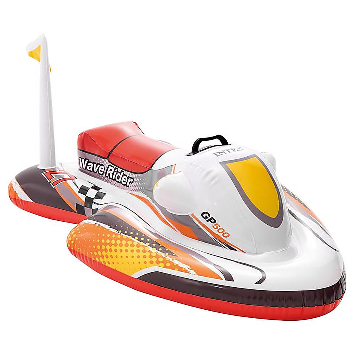 Intex - 57520EP - Multicolored Vinyl Inflatable Wave Rider Ride-On Pool Float