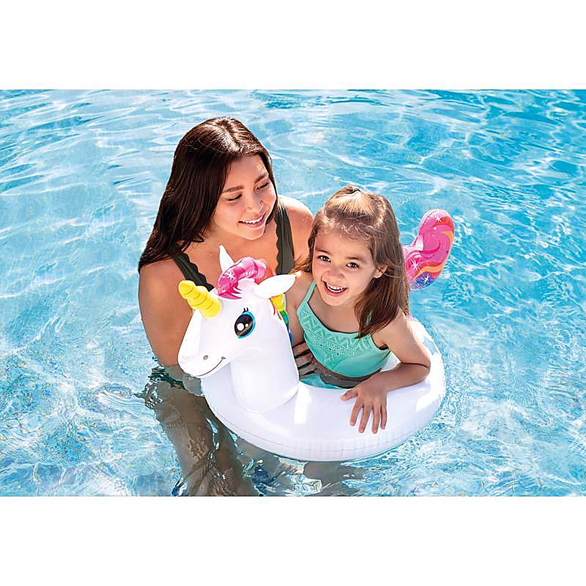Intex - 58221EP - Multicolored Vinyl Inflatable Llama/Unicorn/Crocodile Pool Float