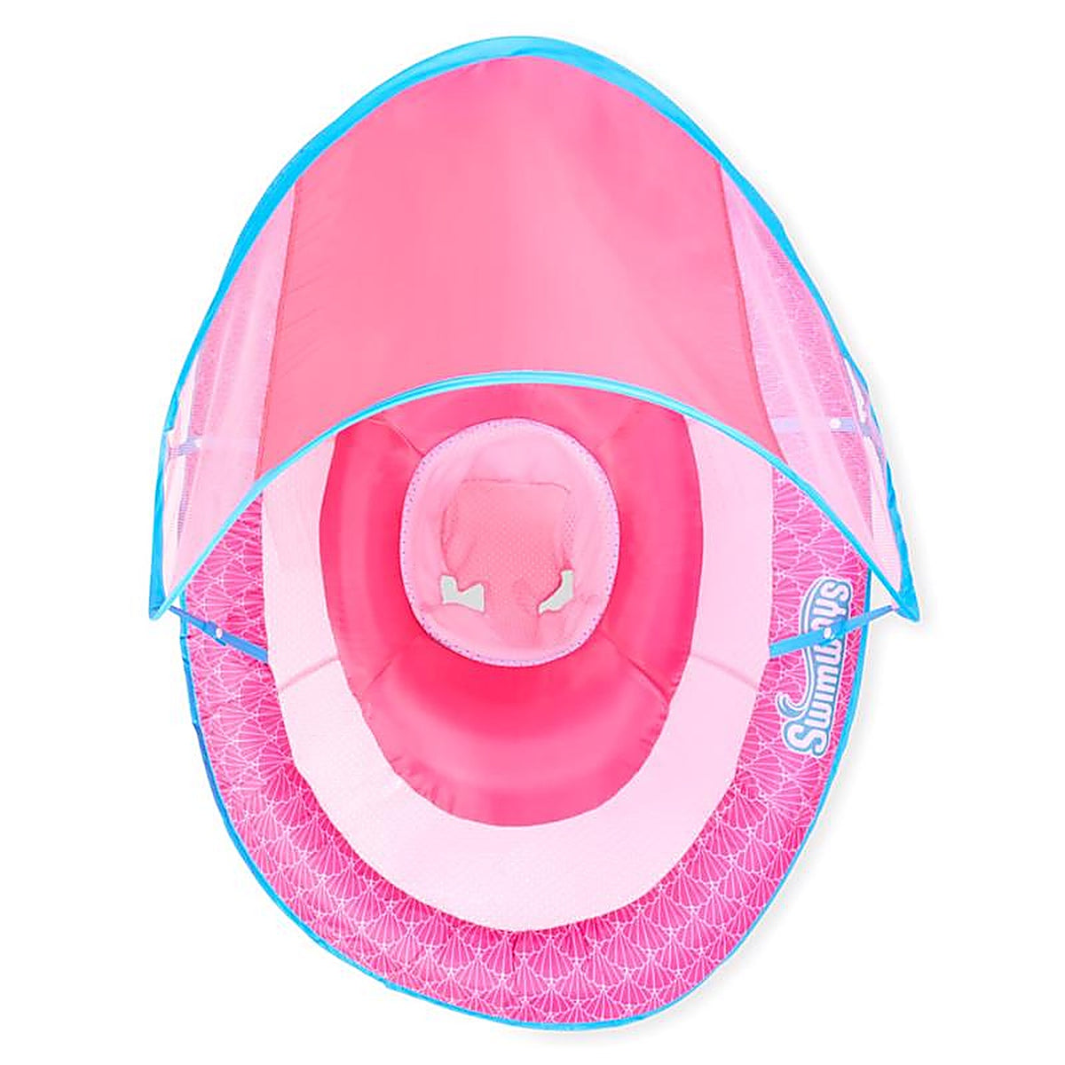 Swimways - 6071615 - Blue/Pink Fabric/Mesh Inflatable Spring Baby Float