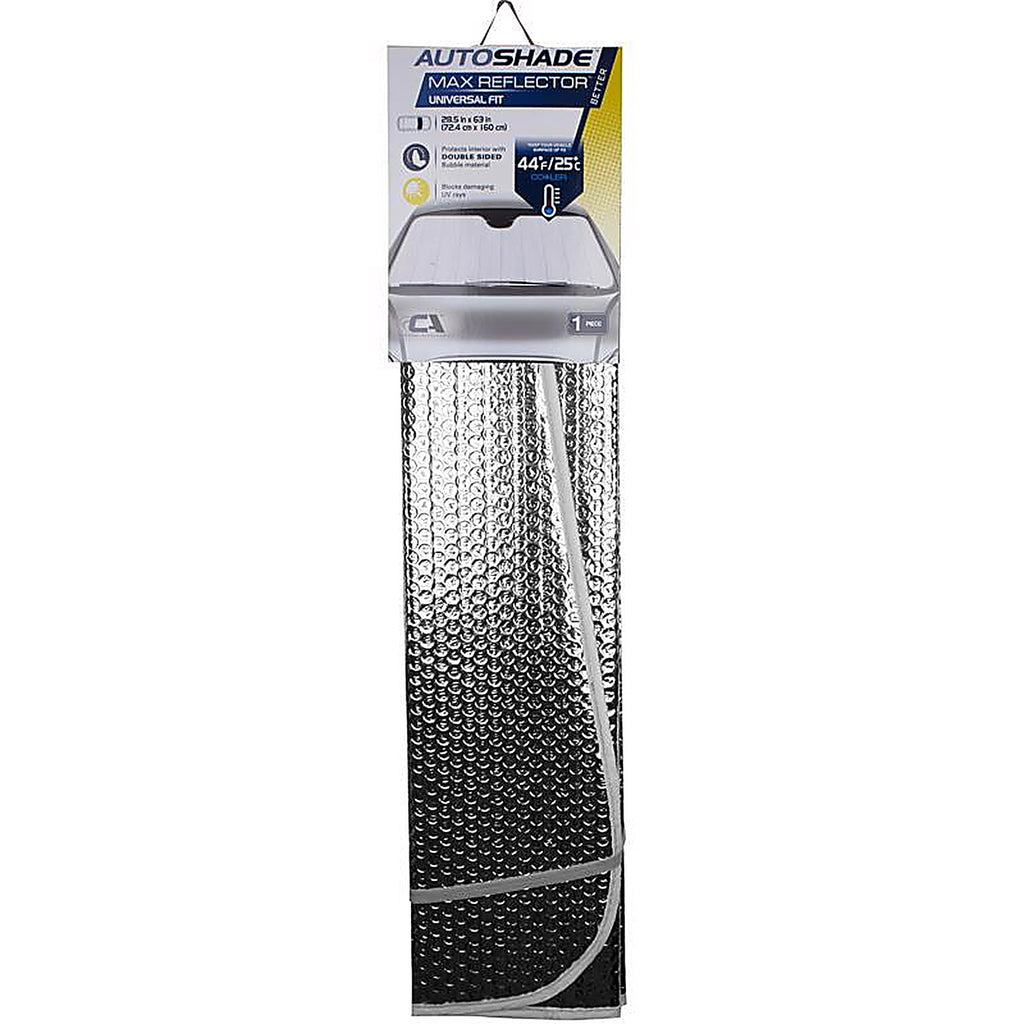 Custom Accessories 40953 63 in. L X 28.5 in. W Silver Foldable Sun Shade