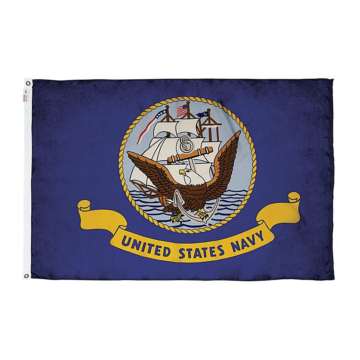 Valley Forge - BTUSNV3 - Military Navy Flag 3 Ft. W X 5 Ft. L