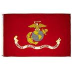 Valley Forge - BTUSMC3 - Marine Corps Military Flag 3 Ft. W X 5 Ft. L