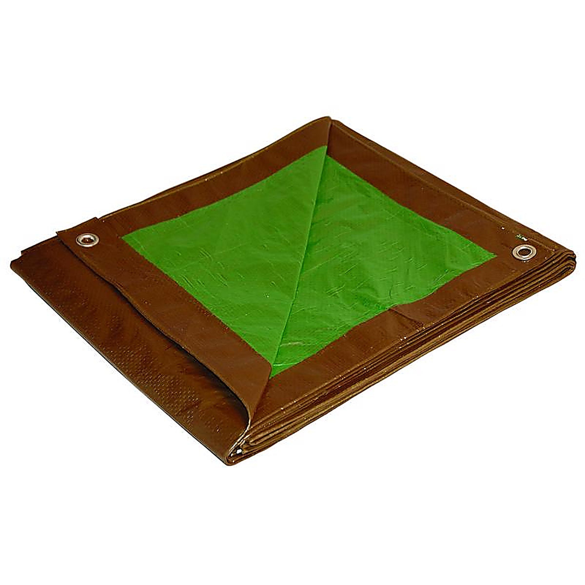 Dry Top - 11020 - 10 Ft. W X 20 Ft. L Medium Duty Polyethylene Poly Tarp Brown/Green