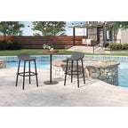 Suncast - BMBS2PK - 2 Piece Gray Steel Bar Chair Set