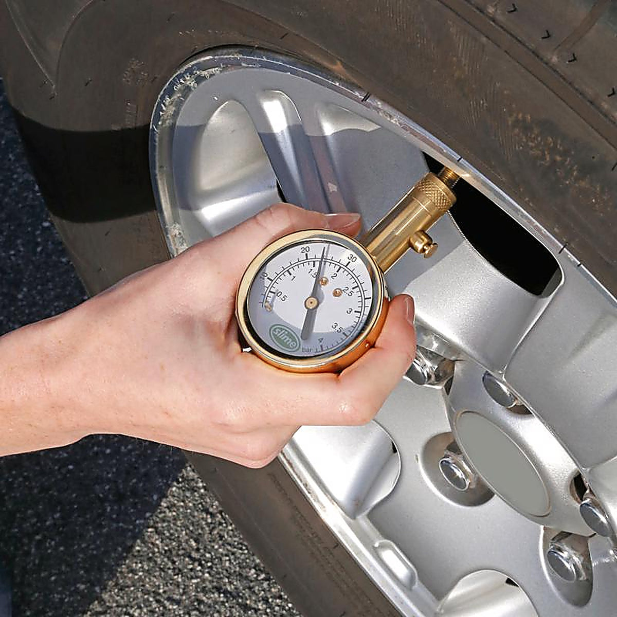 Slime - 20459 - 60 PSI Dial Tire Pressure Gauge