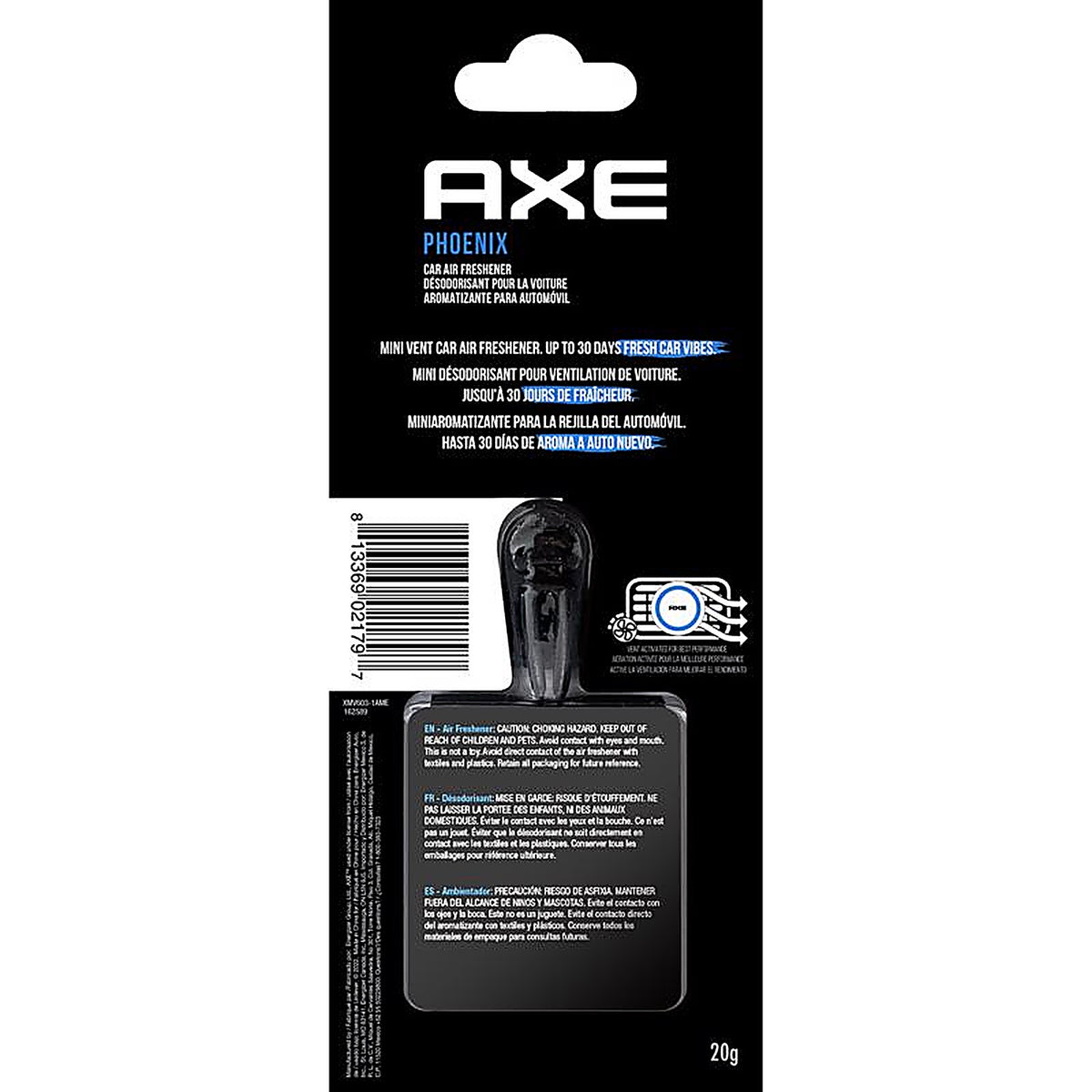 Axe - XMV603-1AME - Phoenix Mini Vent Clip 1 Pack
