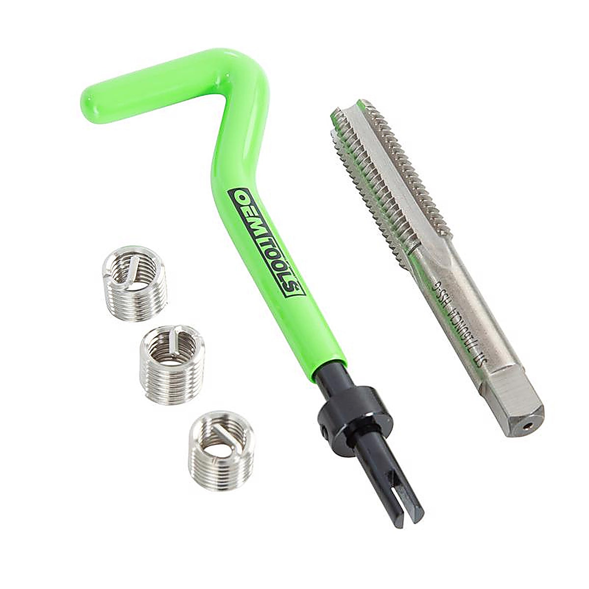 OEMTOOLS - 25608 - 7/16 In. Stainless Steel Non Locking Helical Thread Repair Kit Unc 7/16 - 14 In.