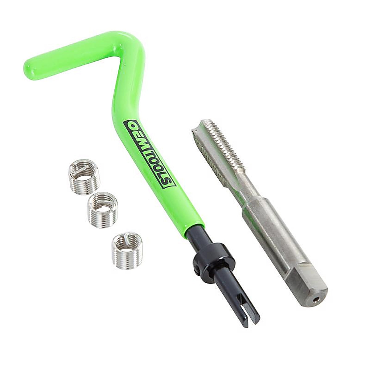 OEMTOOLS - 25628 - 21/64 In. Stainless Steel Non Locking Helical Thread Repair Kit M8 - 1.25 MM
