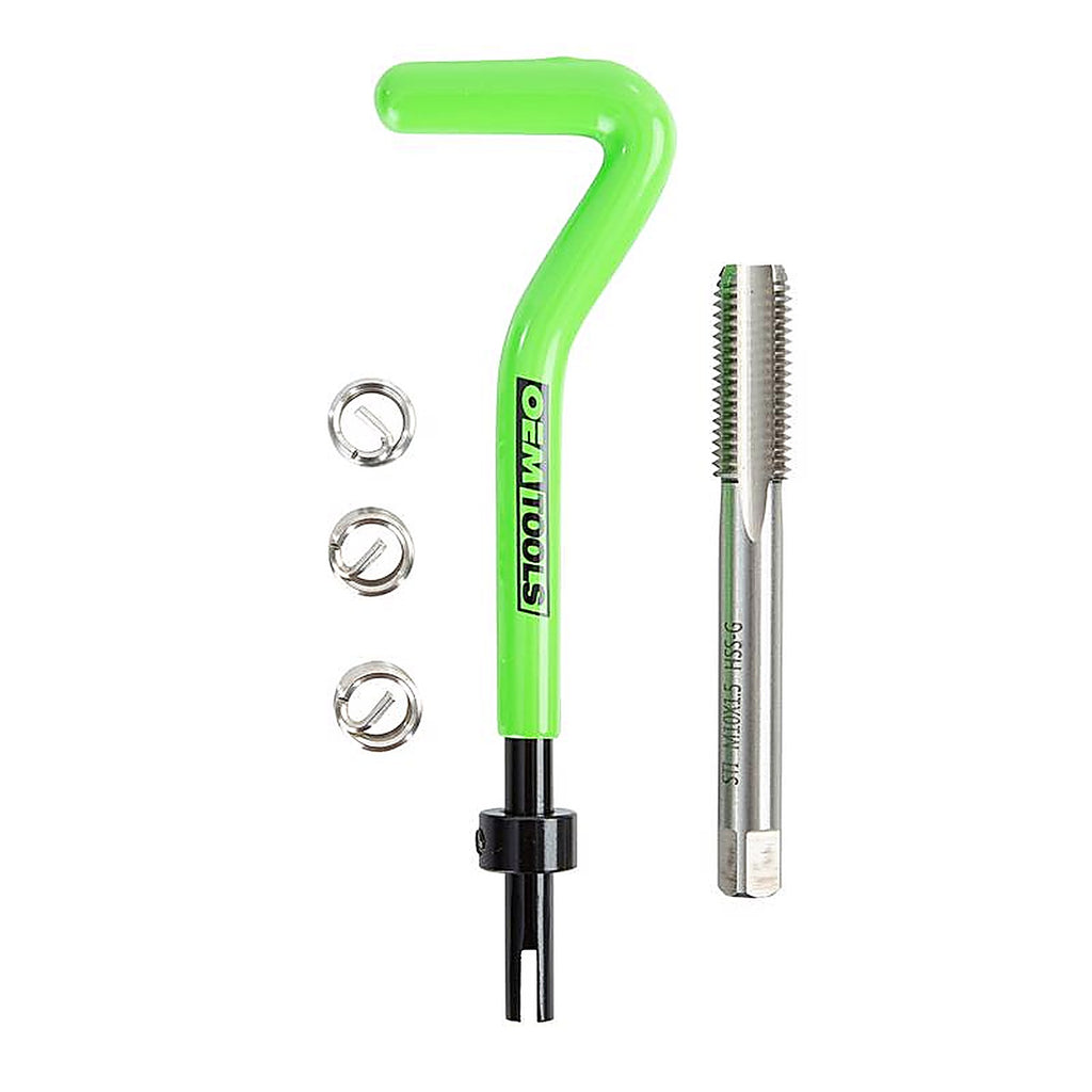 OEMTOOLS - 25632 - 13/32 In. Stainless Steel Non Locking Helical Thread Repair Kit M10 - 1.5 MM