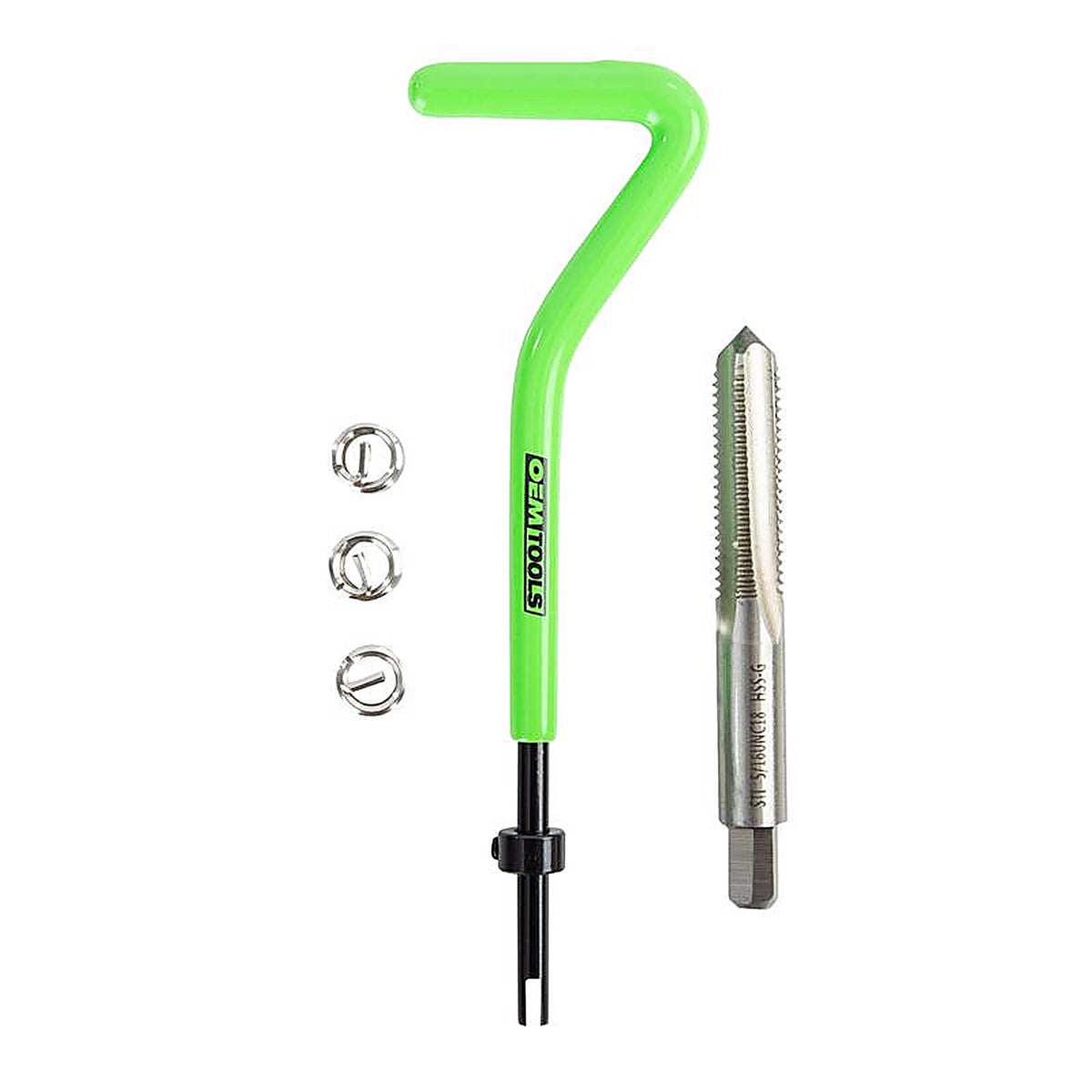 OEMTOOLS - 25604 - 5/16 In. Stainless Steel Non Locking Helical Thread Repair Kit Unc 5/16 - 18 In.