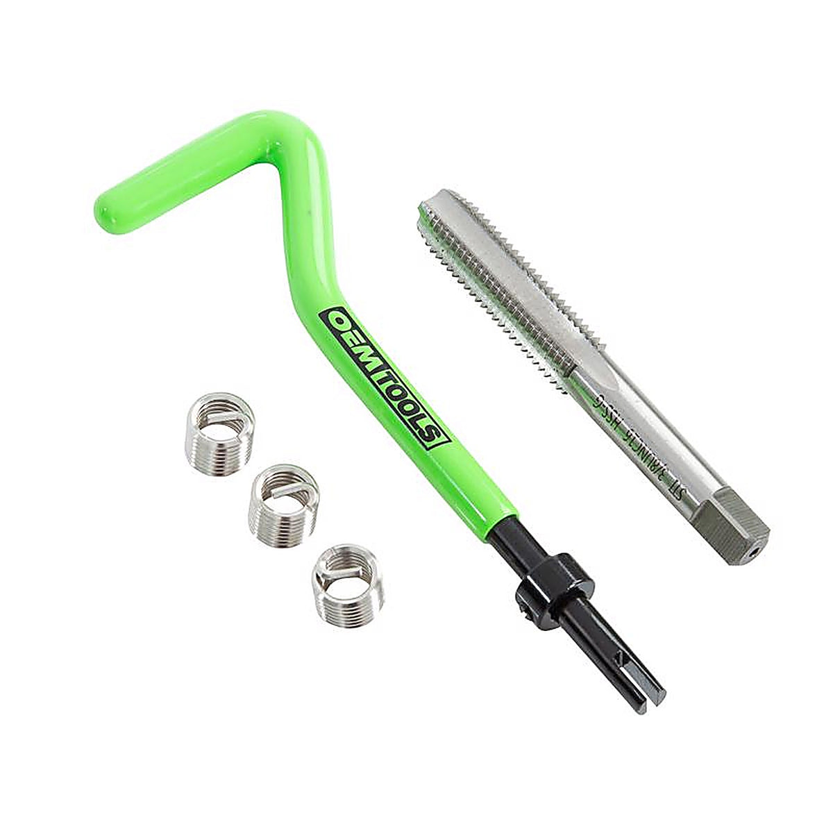 OEMTOOLS - 25606 - 3/8 In. Stainless Steel Non Locking Helical Thread Repair Kit Unc 3/8 - 16 In.