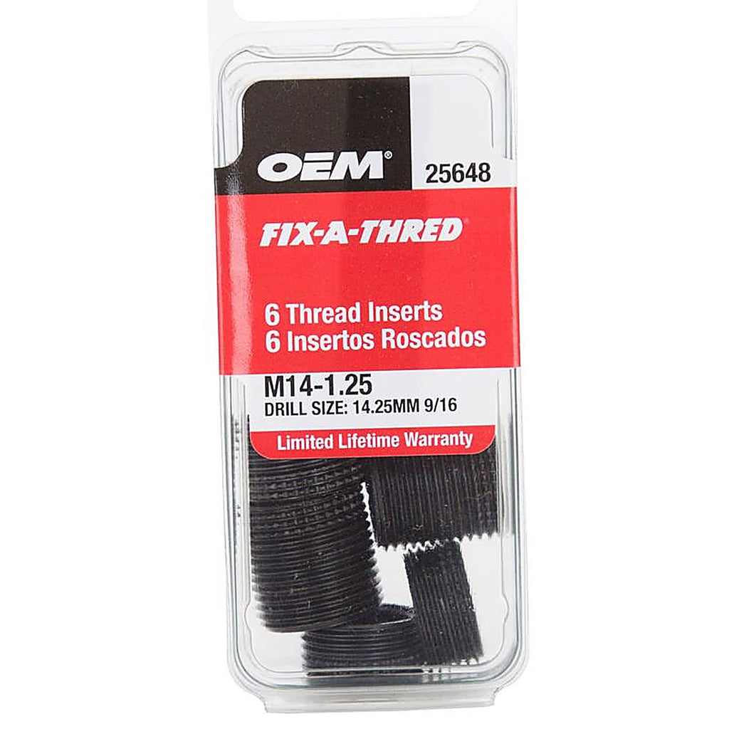 OEMTOOLS - 25648 - 9/16 In. Stainless Steel Non Locking Helical Thread Insert M14 - 1.25 MM