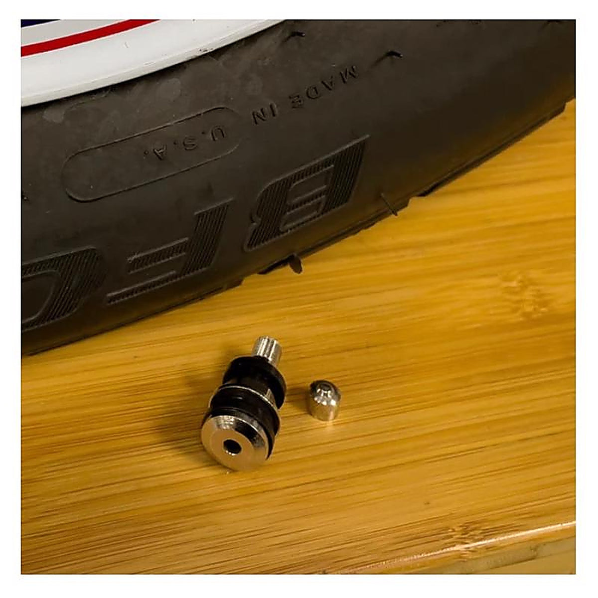 Slime - 20128 - Steel Tubeless Tire Valve 2 Pack
