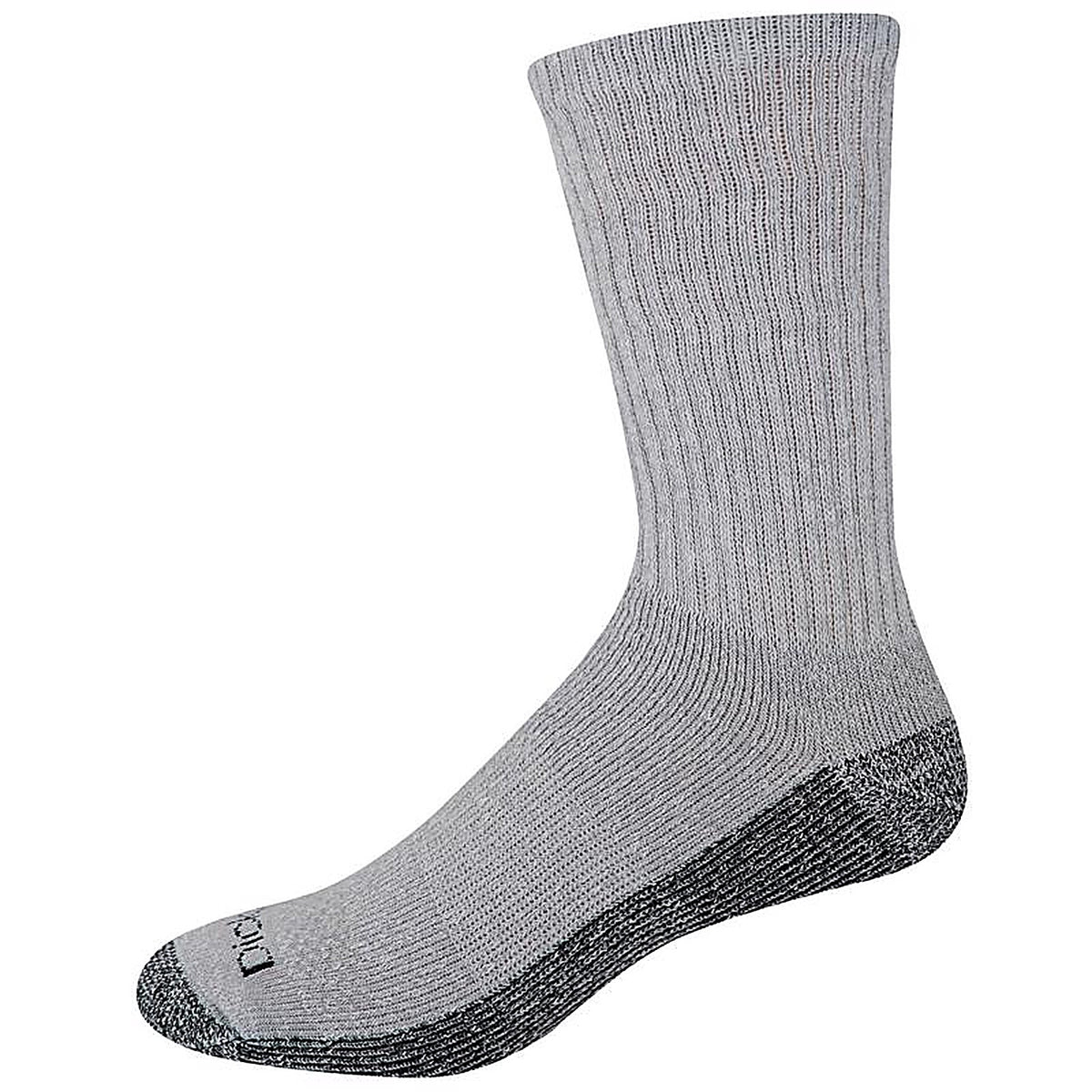 Dickies - I11750-GREY - Dri-Tech Mens 6-12 Crew Socks Gray