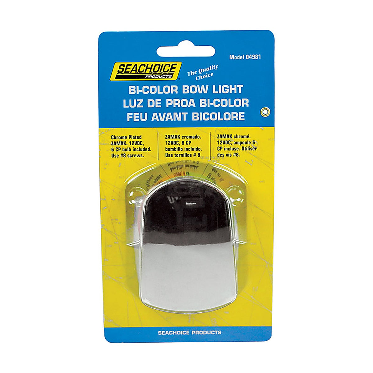 Seachoice - 50-04981 - Bi-Color Bow Light Zamak