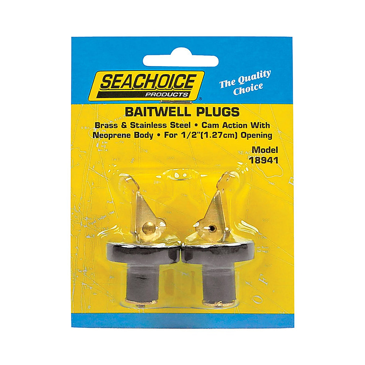 Seachoice 18941 Neoprene 1/2 in. W Deck and Baitwell Plugs 1/Pack