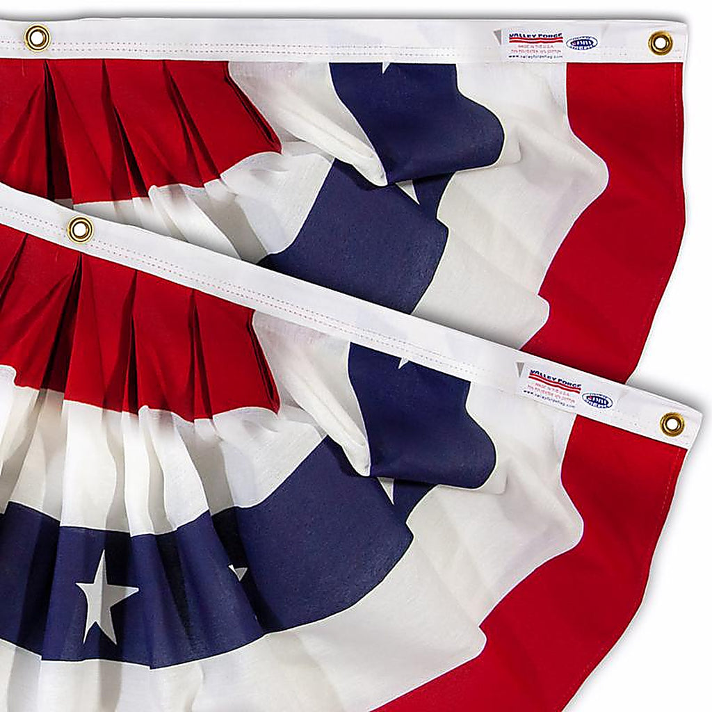 Valley Forge - PMF-2-T - American Pleated Flag 18 In. H X 36 In. L